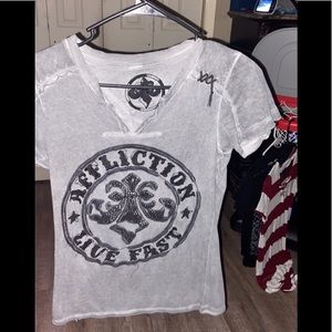 Women’s affliction shirt